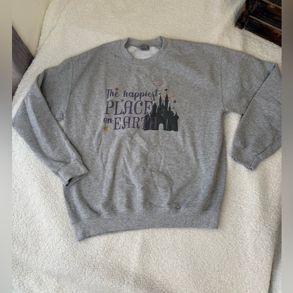 The Happiest Place on Earth crewneck sweatshirt